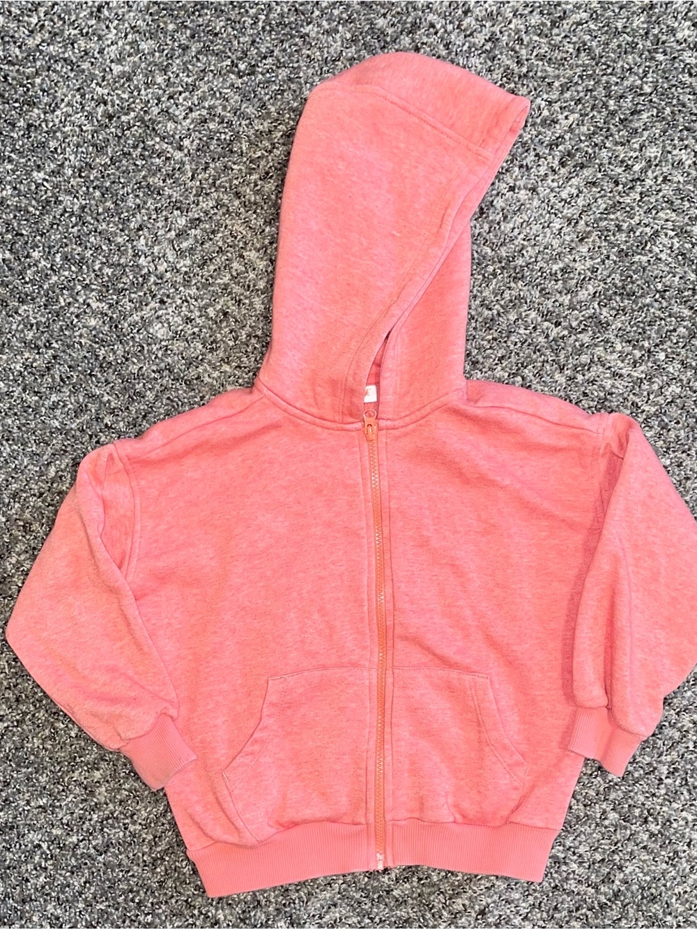 Cat & Jack Coral Zip-Up Hoodie Size Kids 5t